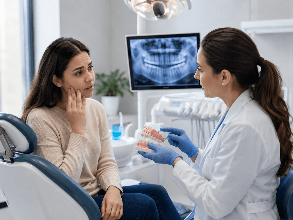 L’estrazione di un dente può influire sulla vista?