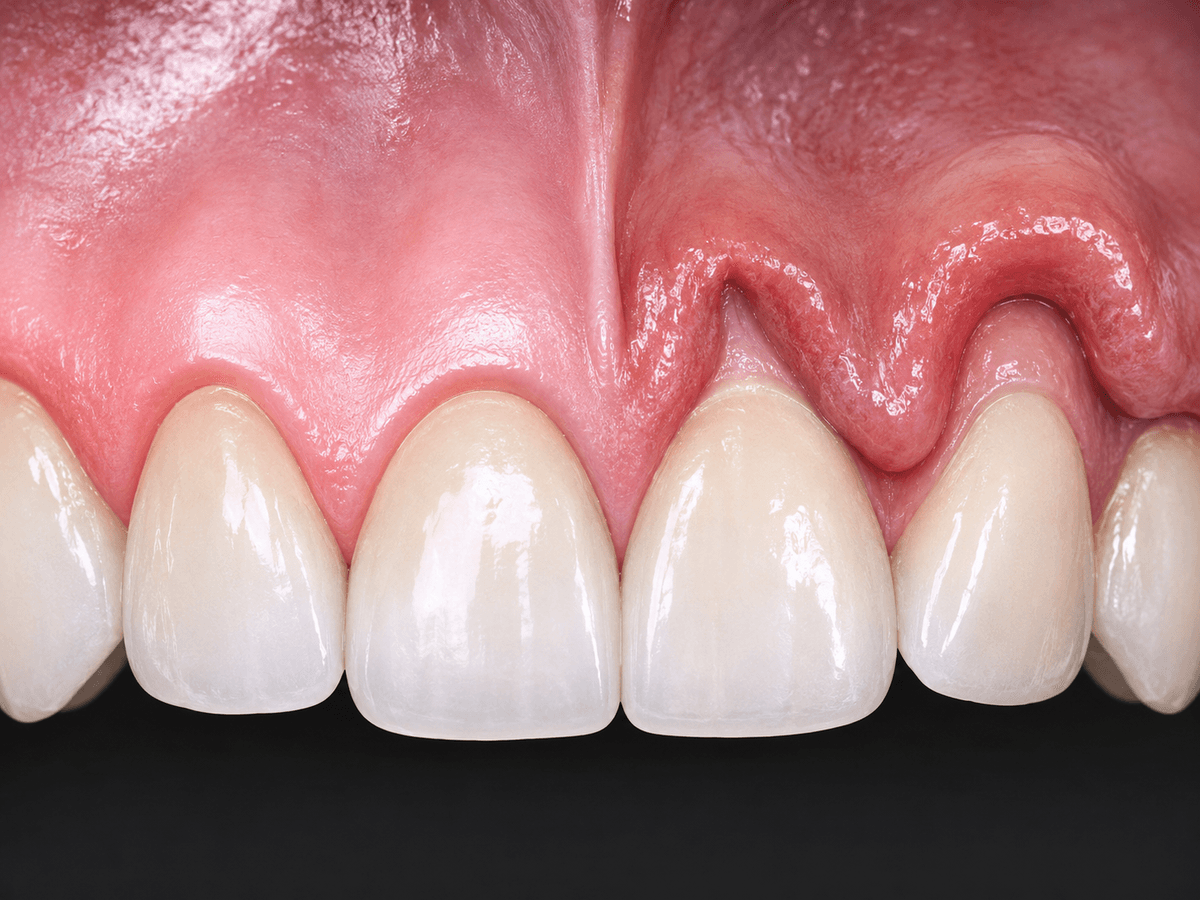 Ndryshimet gingivale: Stillman’s cleft dhe McCall’s festoon